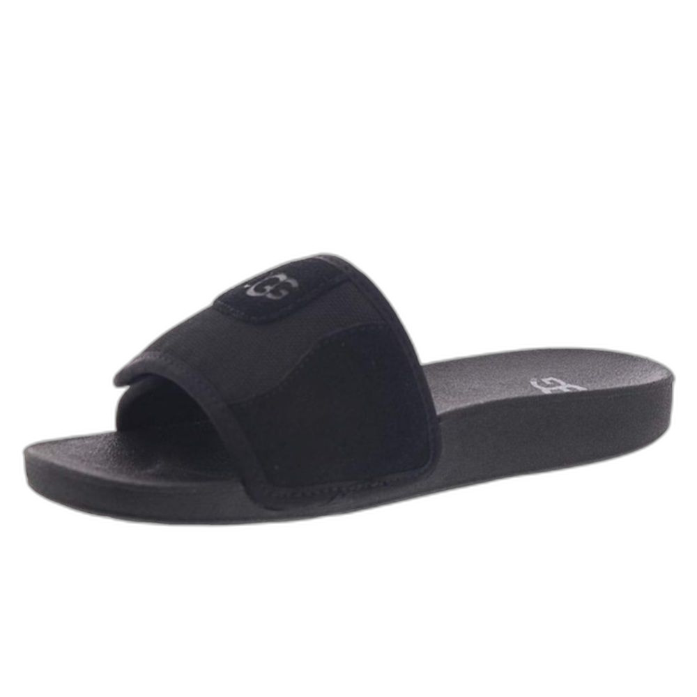 UGG Unisex Kids Black Slide Slip-On Beach Sandal Youth Size 6